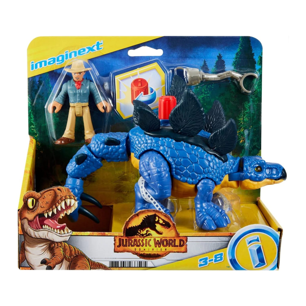 Imaginext Jurassic World Dominion - Dr. Grant & Stegosaurus, product image 2