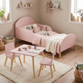 Liberty House Toys Toddler Bed and Table and Two Chairs Set - Pink