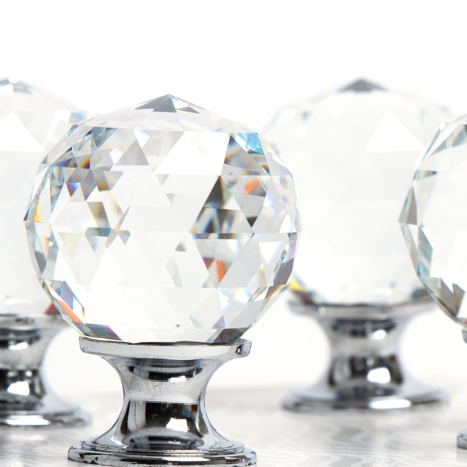 Home Collections Glass Drawer Knobs 4 Pack, product image 2
