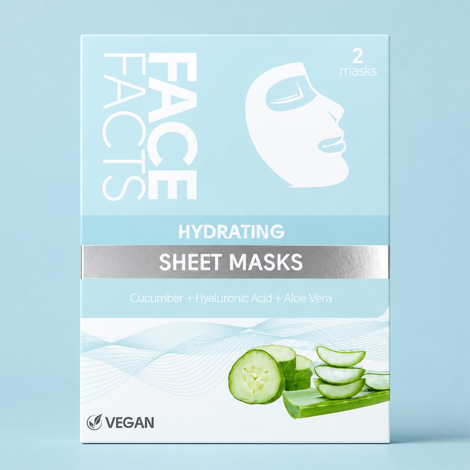 Face Facts Hydrating Sheets Mask 2 Pack