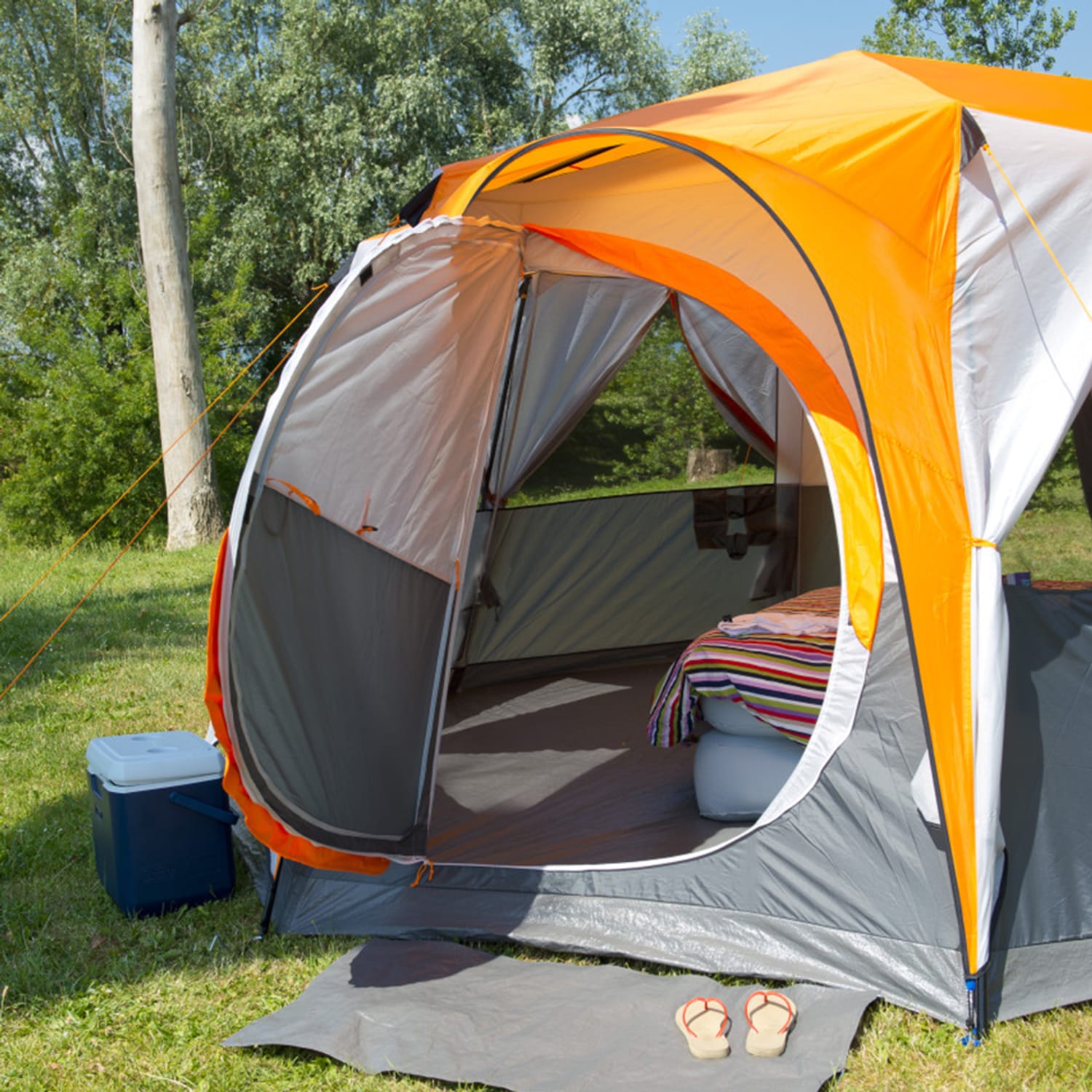 Coleman Cortes Octagon 8 Orange Tent, product image 3