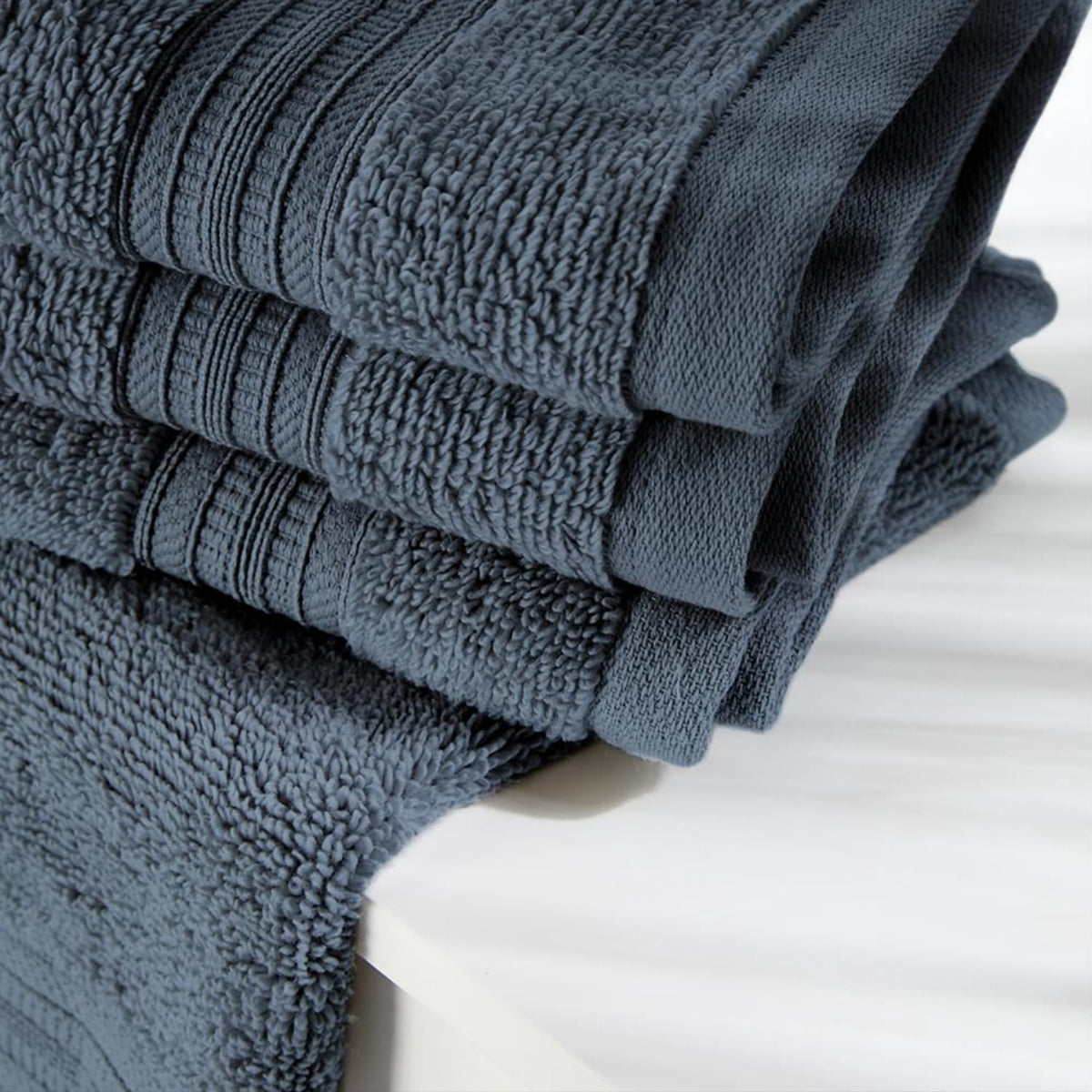 Home Collections Blue 6 Luxury Face Cloths, product image 3
