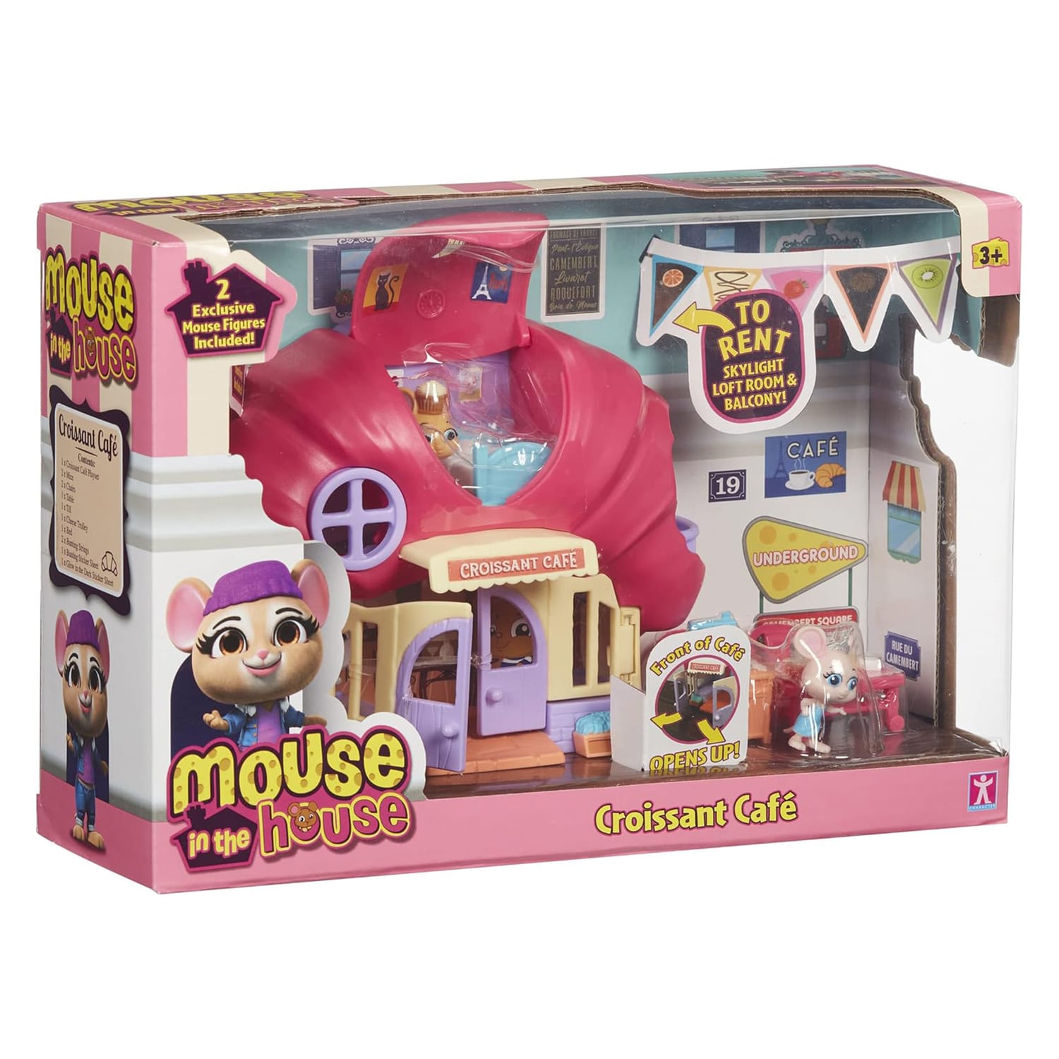 Mouse In The House Croissant Cafe Playset, product image 2