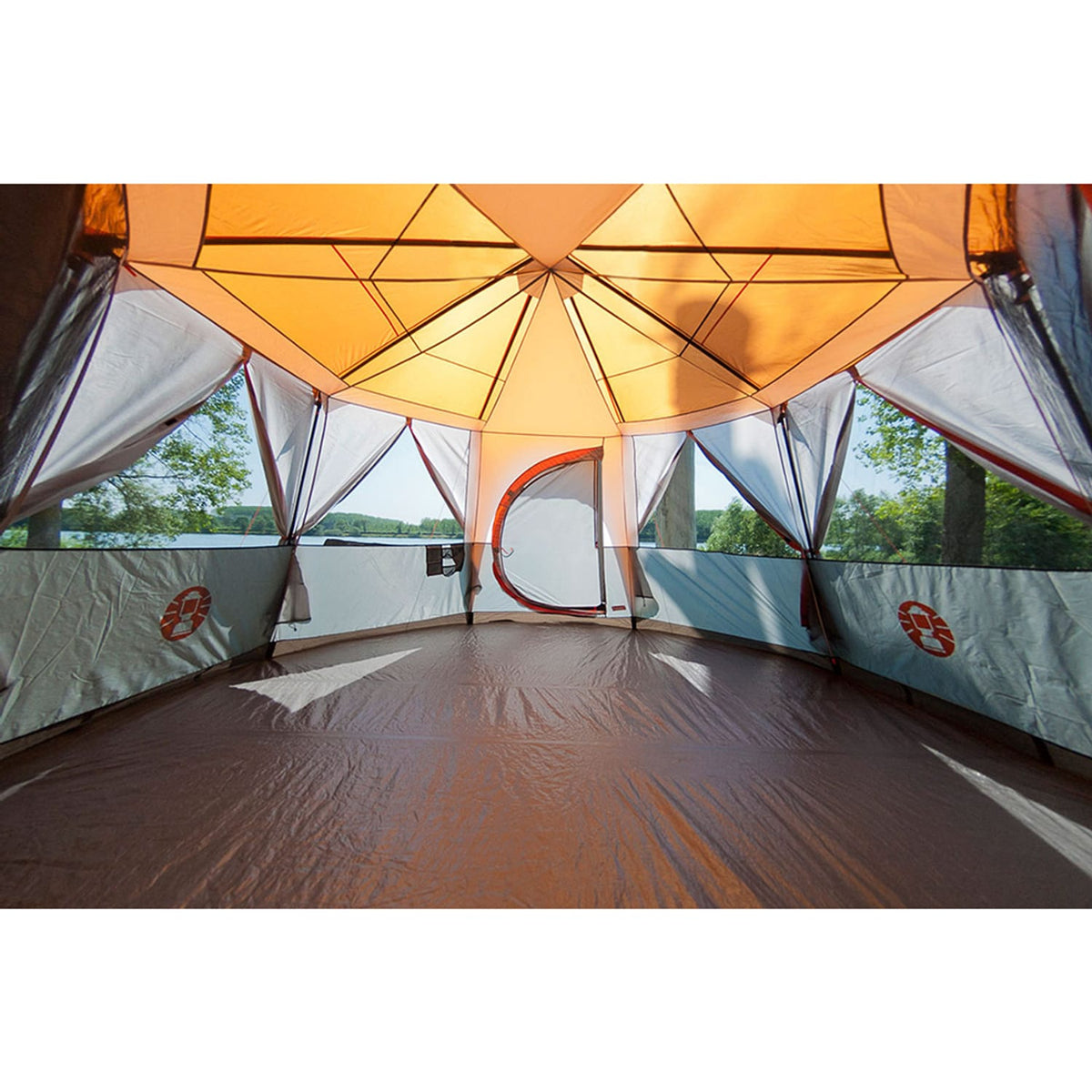 Coleman Cortes Octagon 8 Orange Tent, product image 4