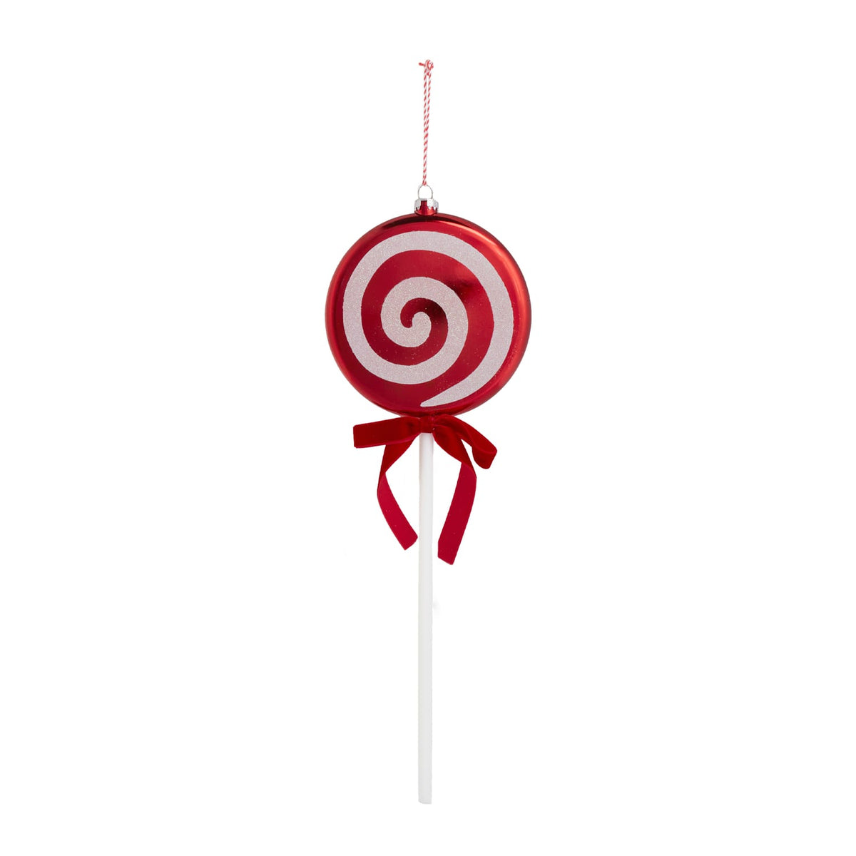 Sleigh Bells Christmas Candy Cane Lollipop Decoration, product image 2