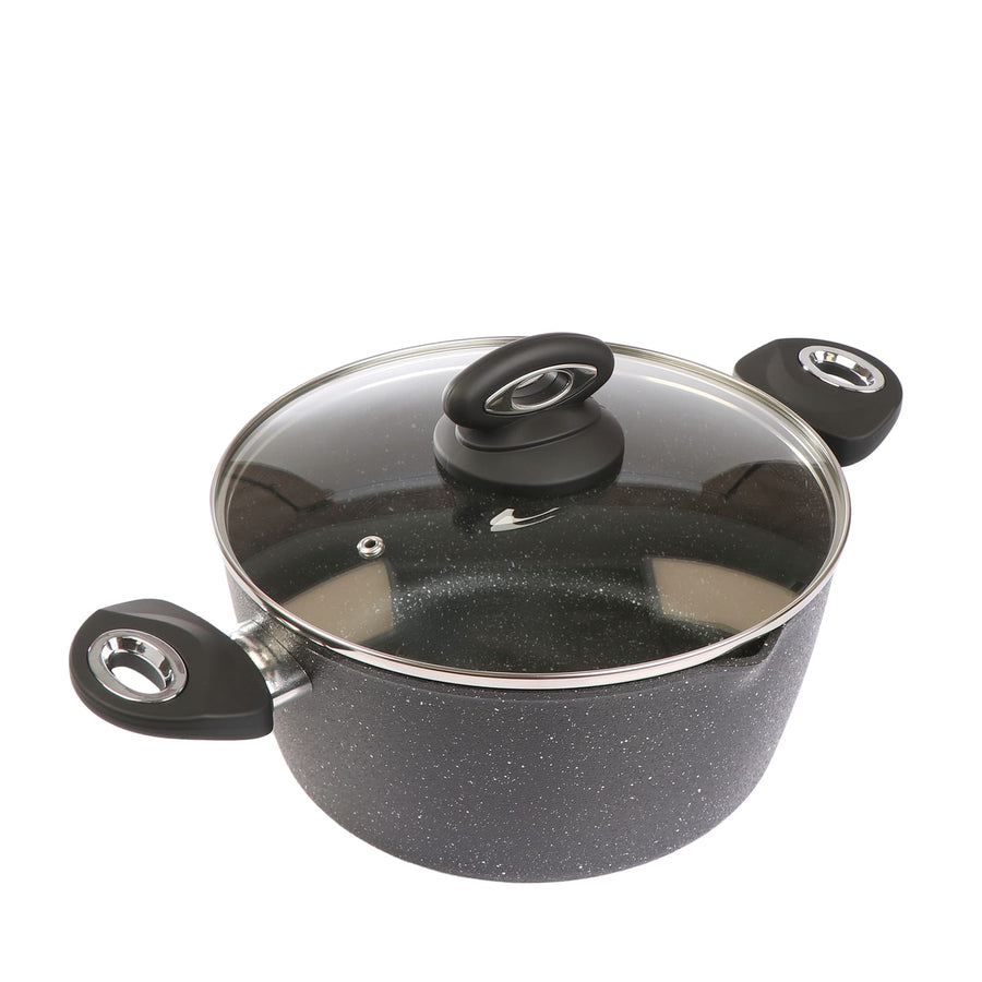 Aluminium 24cm Casserole Dish With Lid