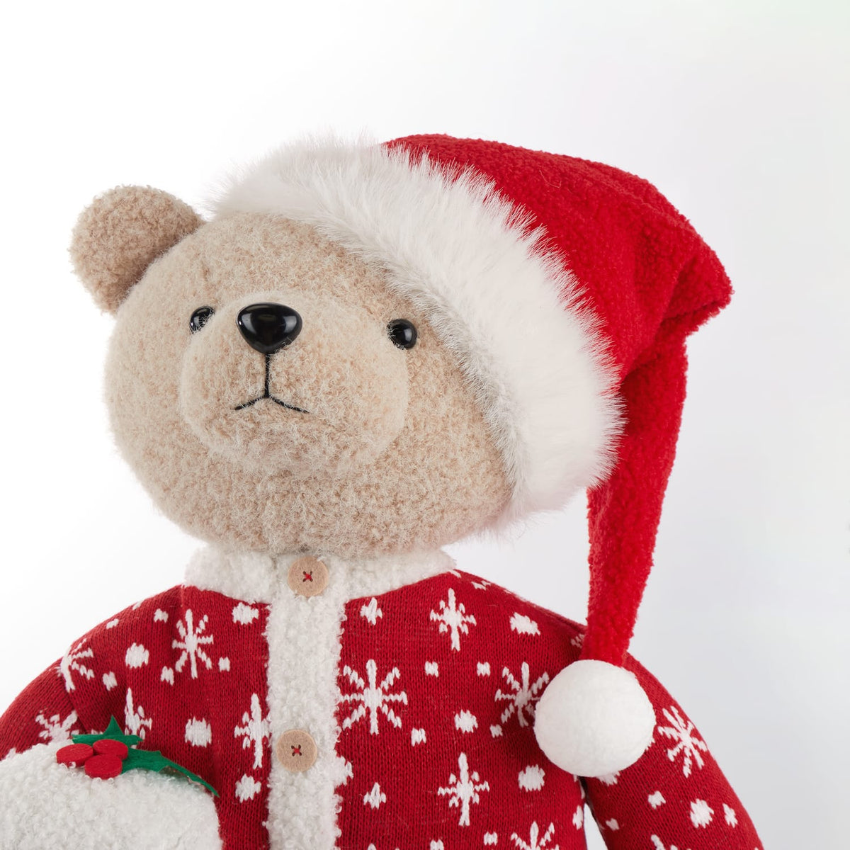 Sleigh Bells Christmas Teddy In Pyjamas, product image 3