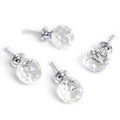 Home Collections Glass Drawer Knobs 4 Pack