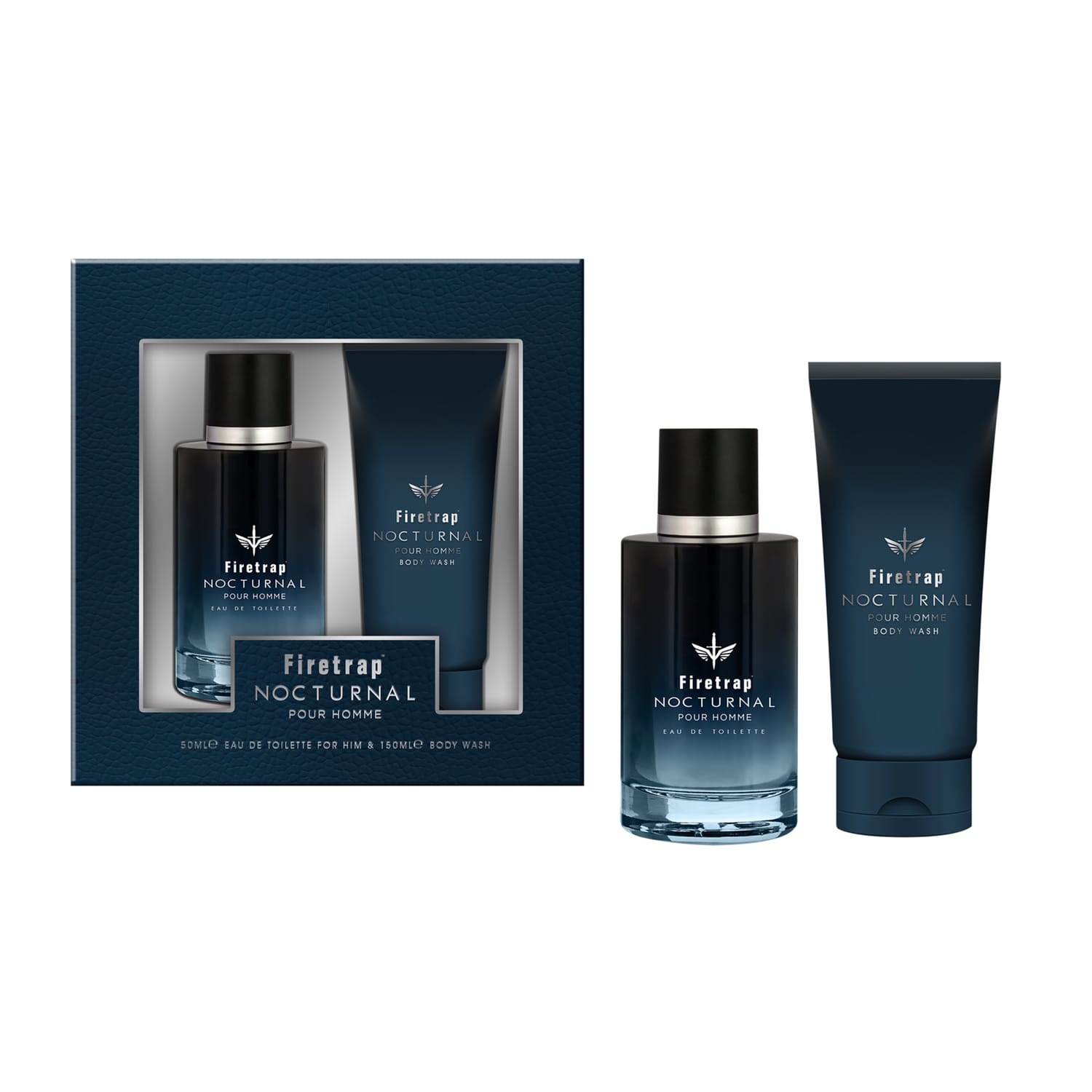 Firetrap Nocturnal Eau De Toilette 50ml & Bodywash 150ml