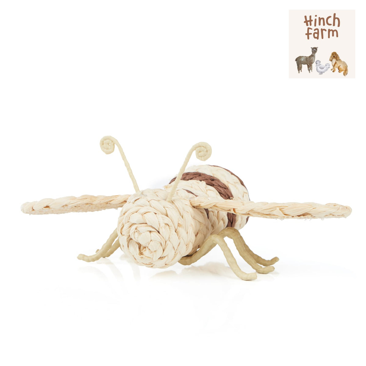 Hinch Farm Wicker Animal Decoration - Bee
