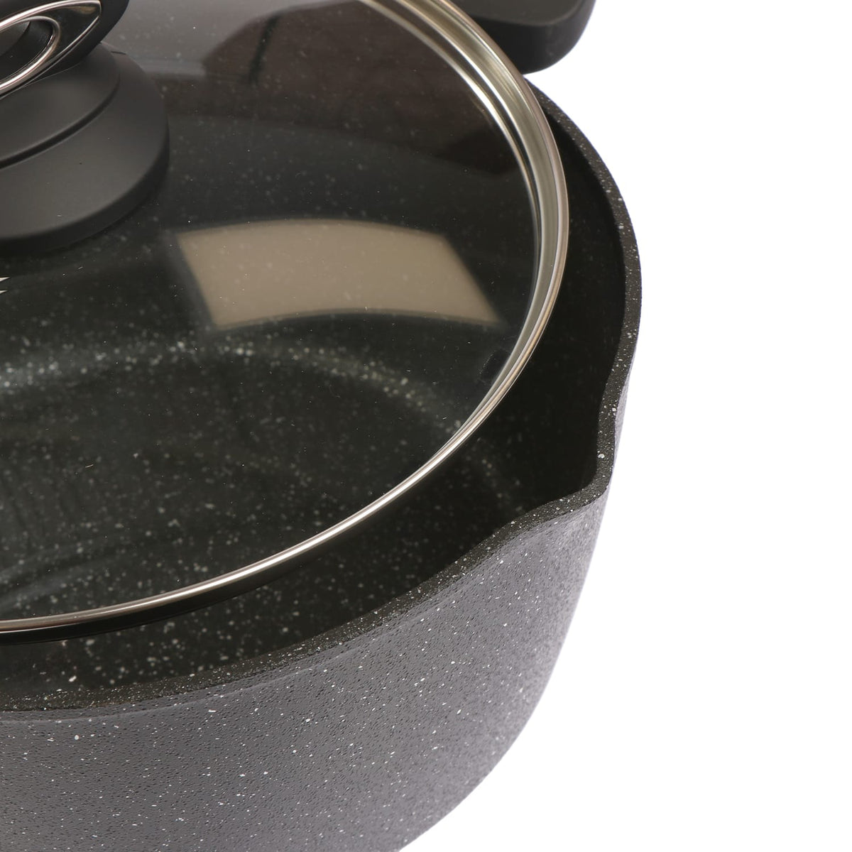 Aluminium 24cm Casserole Dish With Lid, product image 2