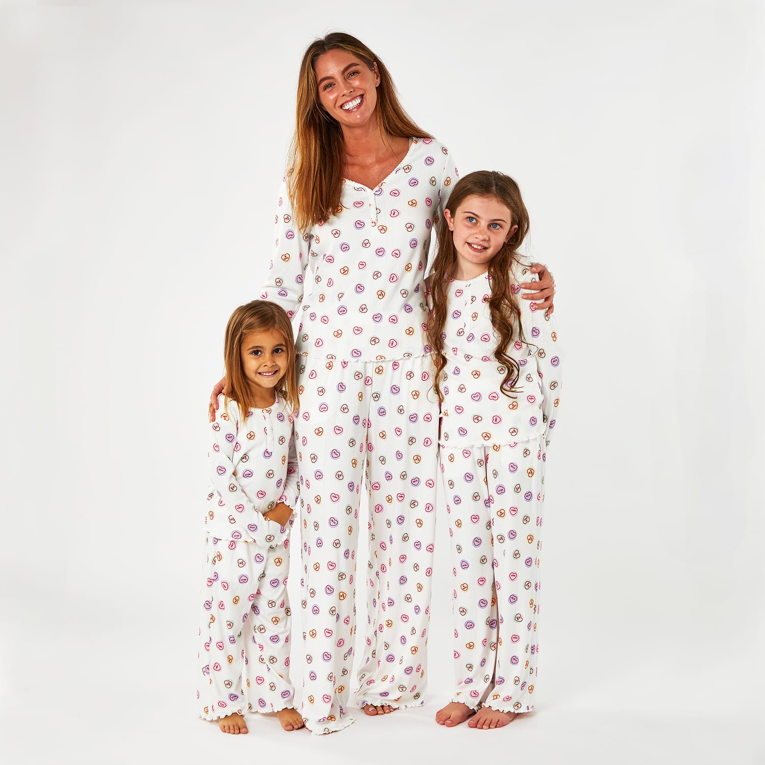 Swizzles Ladies Pointelle Pyjamas, product image 3