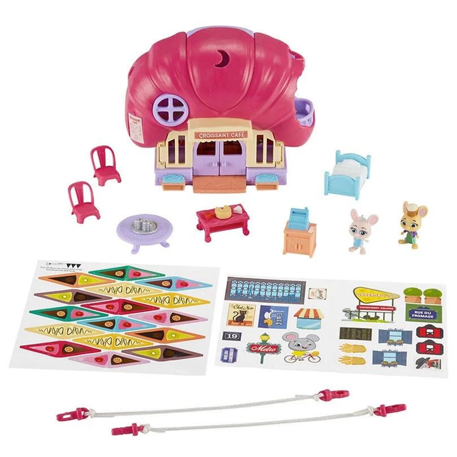 Mouse In The House Croissant Cafe Playset, product image 3